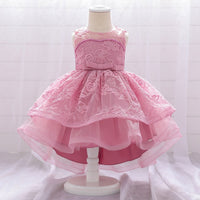 Baby Girl's Party Frock-Hot Pink - MiniMore