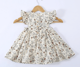 Floral Prints Kids Girl Dress - MiniMore