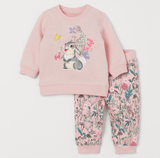 Sweatshirt and pants children's  two piece set Girls - MiniMore