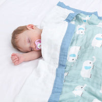 Baby Muslin  6 Layers Blankets 100% Organic Cotton