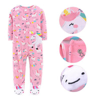 Cute Pyjamas  Baby Rompers Zipper 100% Cotton - MiniMore