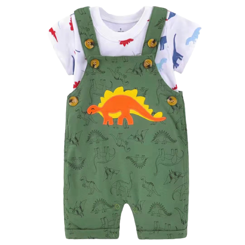 Baby Boy Two piece Romper Set - MiniMore