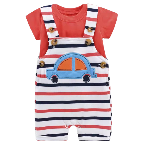 Baby Boy Two piece Romper Set - MiniMore