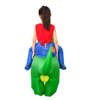 Inflatable Dinosaur Kids Costume -T REX  Age 3-5 Years - MiniMore