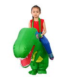 Inflatable Dinosaur Kids Costume -T REX  Age 3-5 Years - MiniMore