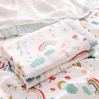 Baby Muslin  6 Layers Blankets 100% Organic Cotton - MiniMore