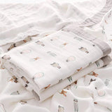 Baby Muslin  6 Layers Blankets 100% Organic Cotton - MiniMore