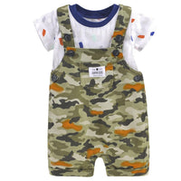 Two piece  kids boys clothing Outfits 100% Cotton - MiniMore