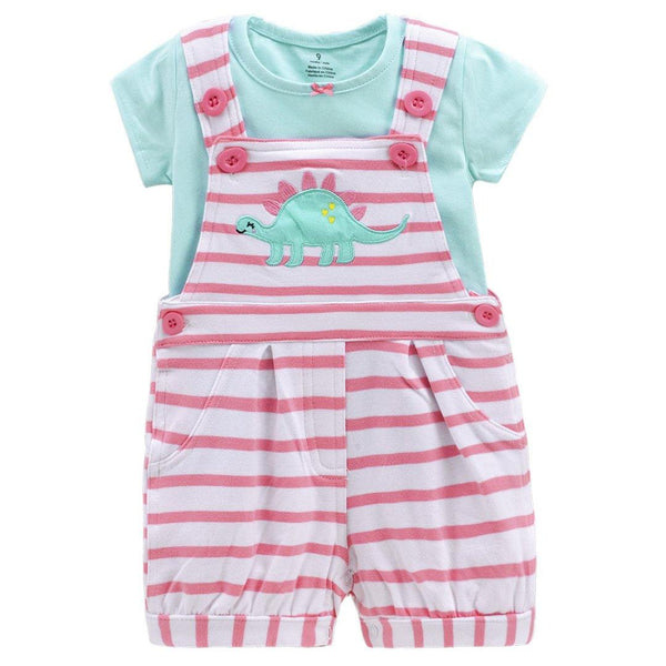 Two piece kids girls clothing Outfits 100% Cotton - MiniMore