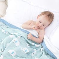 Baby Muslin  6 Layers Blankets 100% Organic Cotton