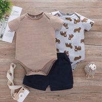 Boys  Bodysuit  3 Pieces  Set - MiniMore