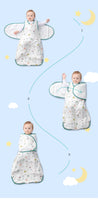 Baby Sleeping Bag Adjustable 100% Cotton Wearable Blanket Sleeping Sack