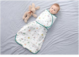 Baby Sleeping Bag Adjustable 100% Cotton Wearable Blanket Sleeping Sack